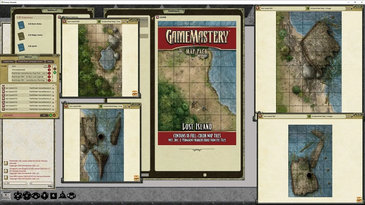 Fantasy Grounds - Pathfinder RPG - GameMastery Map Pack: Lost Island Screenshot 4