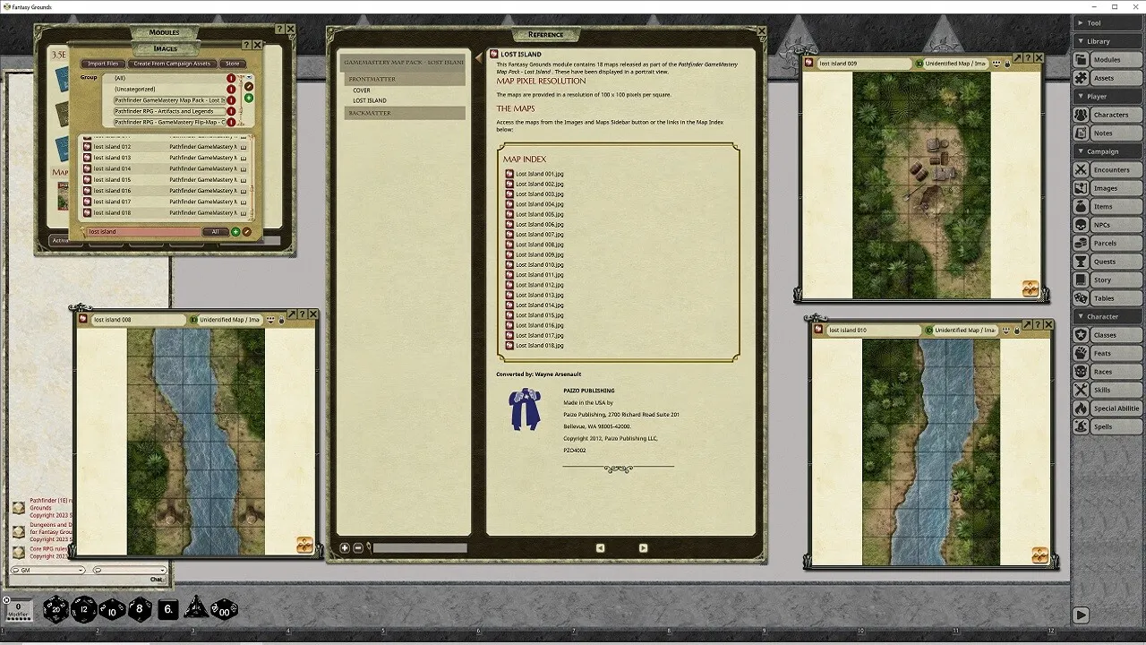 Fantasy Grounds - Pathfinder RPG - GameMastery Map Pack: Lost Island Screenshot 3