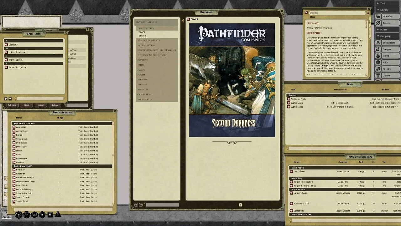Fantasy Grounds - Pathfinder RPG - Pathfinder Companion Second Darkness Screenshot 4