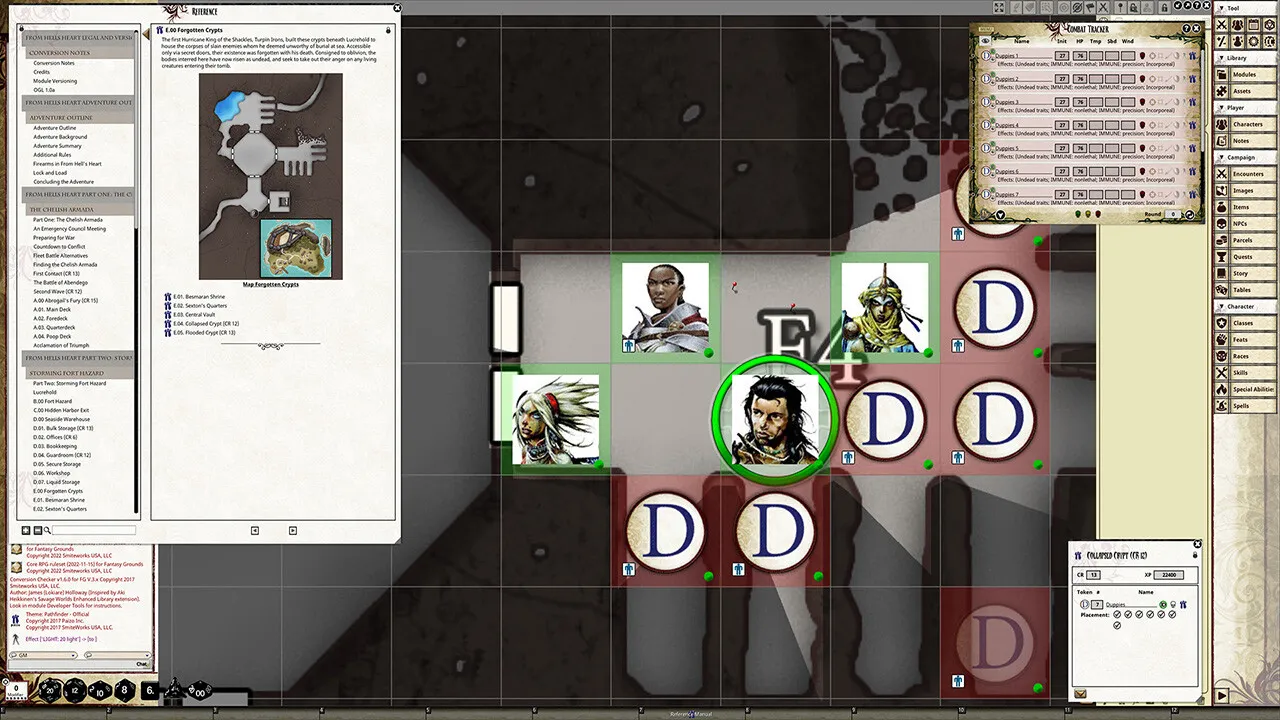 Fantasy Grounds - Pathfinder RPG - Skull & Shackles AP 6: From Hell's Heart Screenshot 1