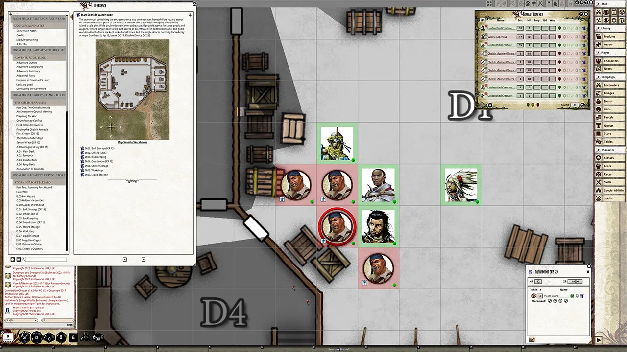 Fantasy Grounds - Pathfinder RPG - Skull & Shackles AP 6: From Hell's Heart Screenshot 2