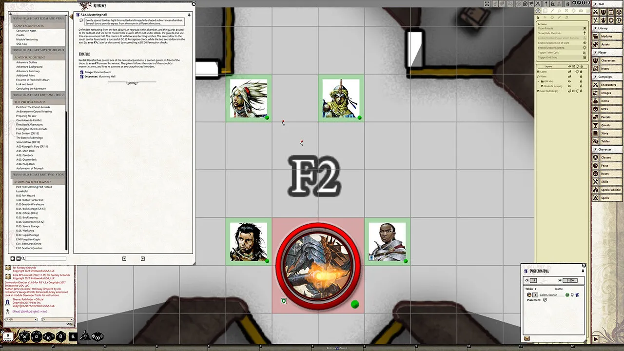 Fantasy Grounds - Pathfinder RPG - Skull & Shackles AP 6: From Hell's Heart Screenshot 0