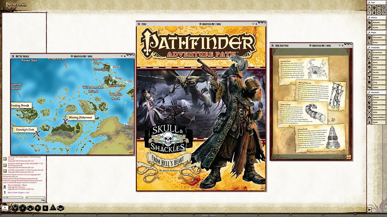 Fantasy Grounds - Pathfinder RPG - Skull & Shackles AP 6: From Hell's Heart Screenshot 6