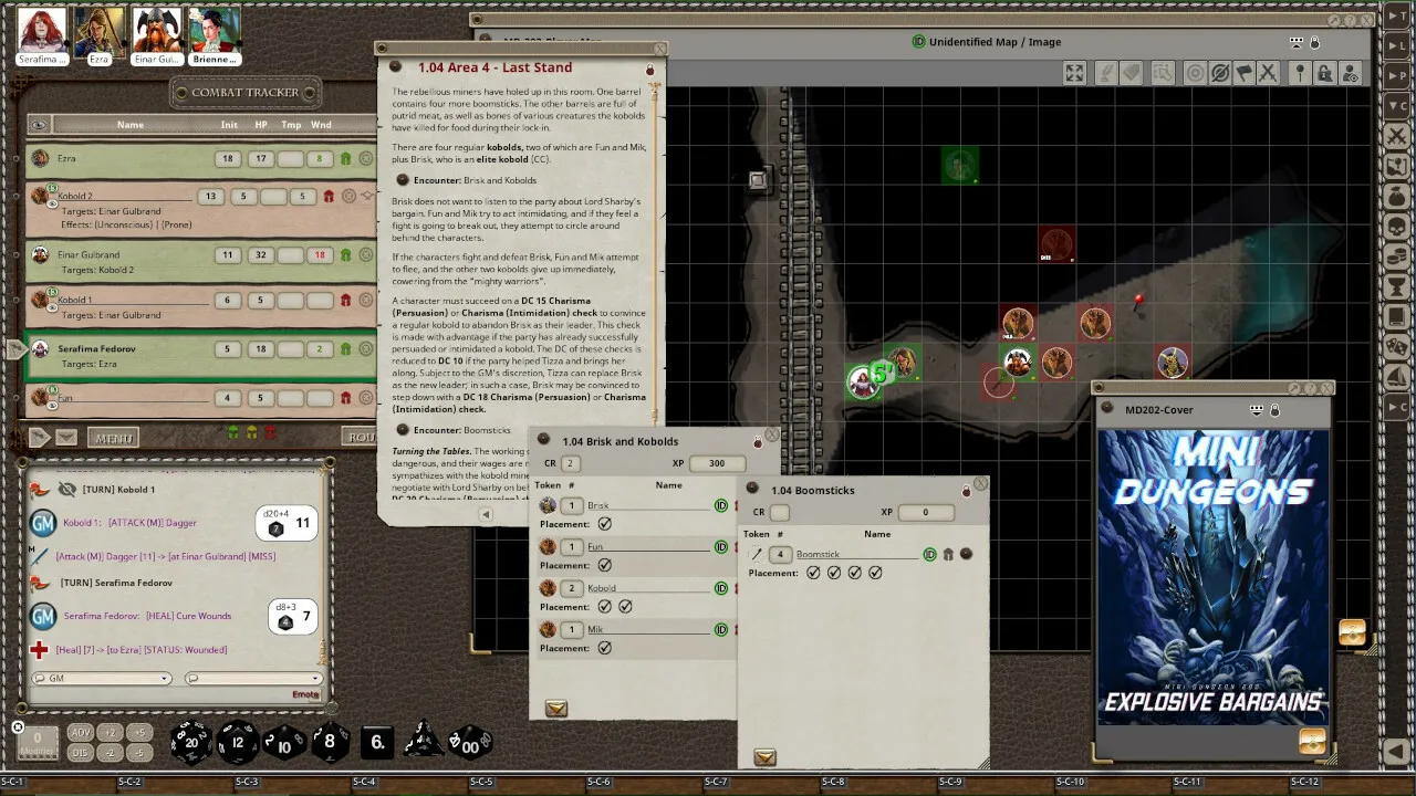 Fantasy Grounds - Mini-Dungeons Bundle #201-205 Screenshot 0