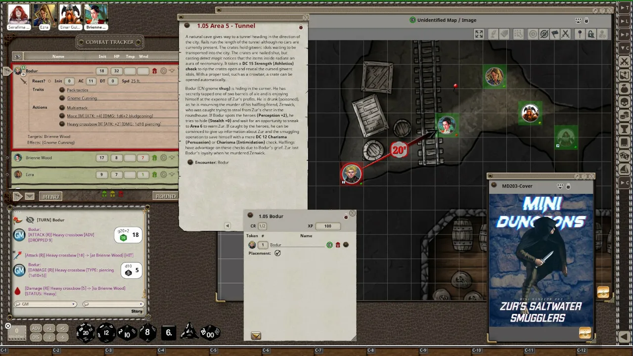 Fantasy Grounds - Mini-Dungeons Bundle #201-205 Screenshot 2