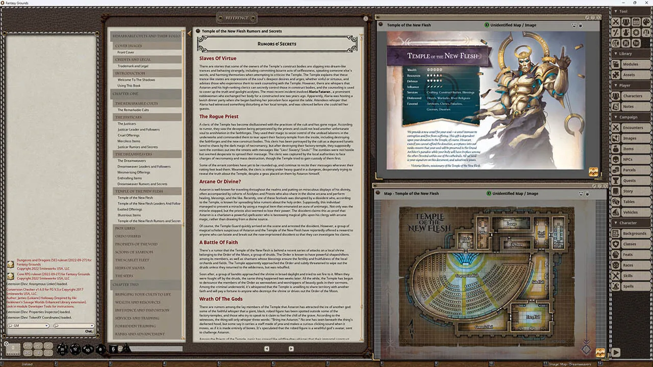 Fantasy Grounds - Remarkable Cults & Their Followers Screenshot 3