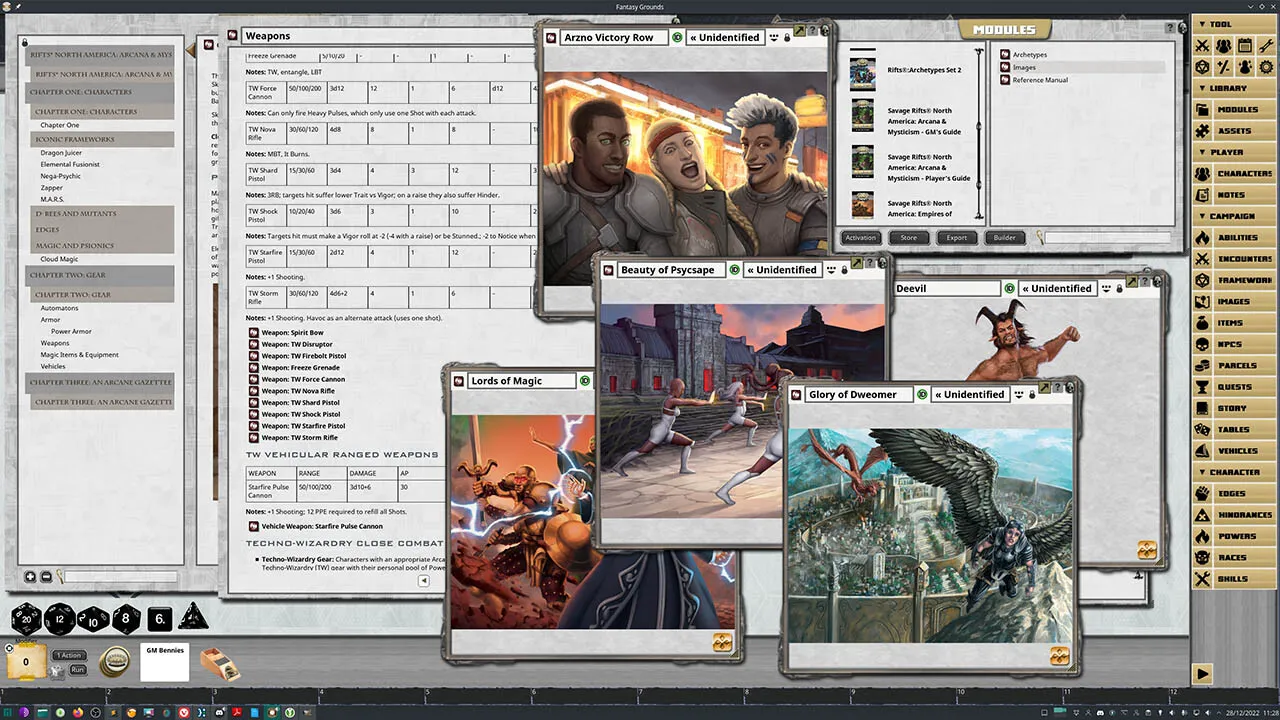 Fantasy Grounds - Savage Rifts(R): Arcana & Mysticism Screenshot 0