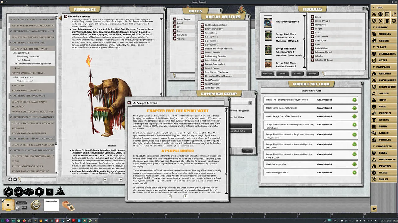 Fantasy Grounds - Savage Rifts(R): Arcana & Mysticism Screenshot 4