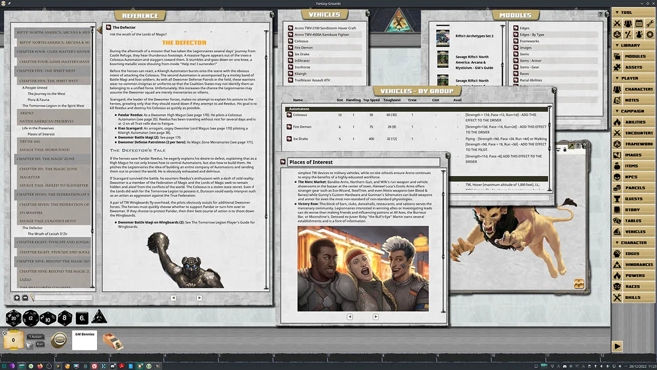 Fantasy Grounds - Savage Rifts(R): Arcana & Mysticism Screenshot 3