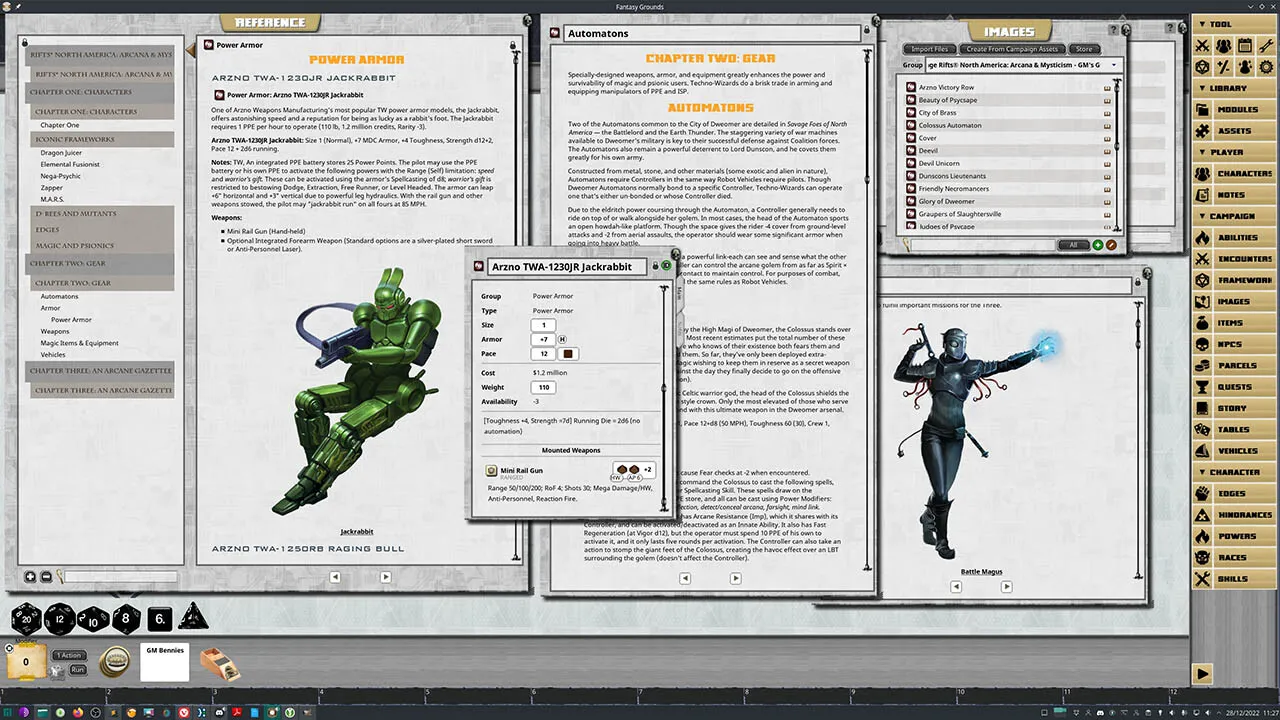 Fantasy Grounds - Savage Rifts(R): Arcana & Mysticism Screenshot 1