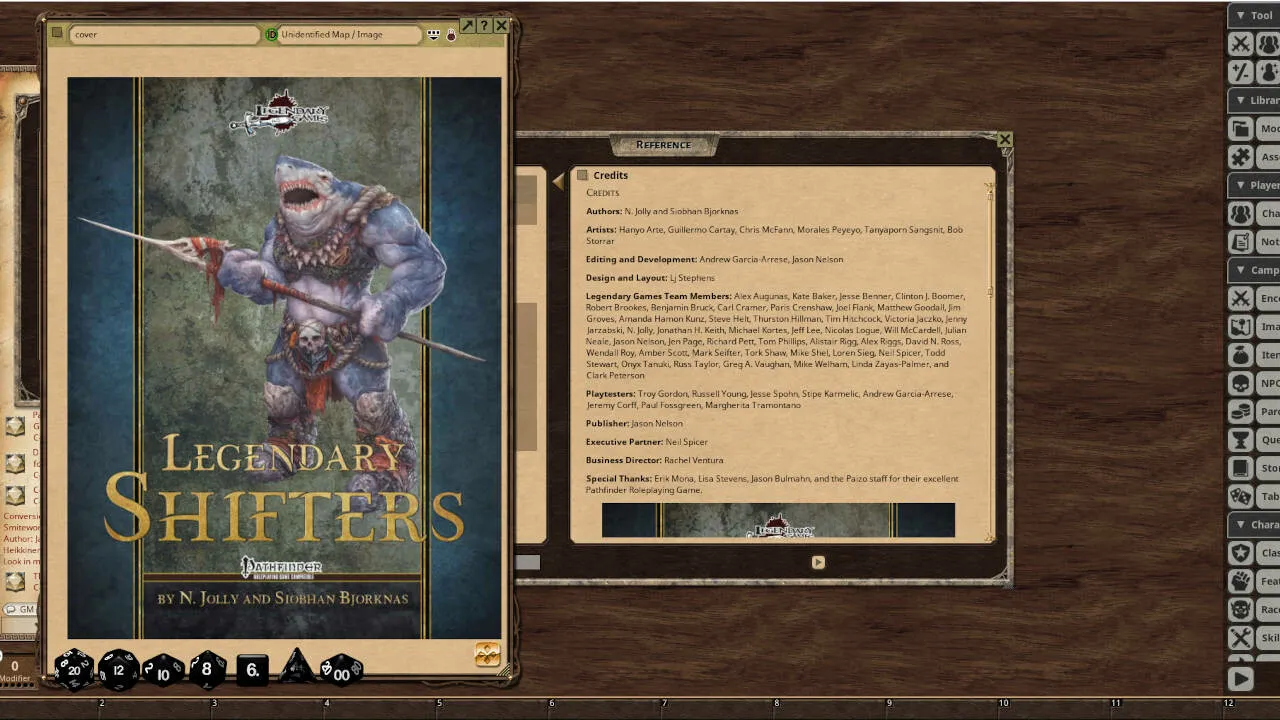 Fantasy Grounds - Legendary Shifters Screenshot 1