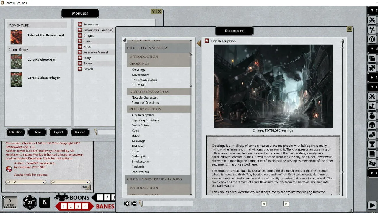 Fantasy Grounds - Shadow of the Demon Lord Tales of the Demon Lord Screenshot 2