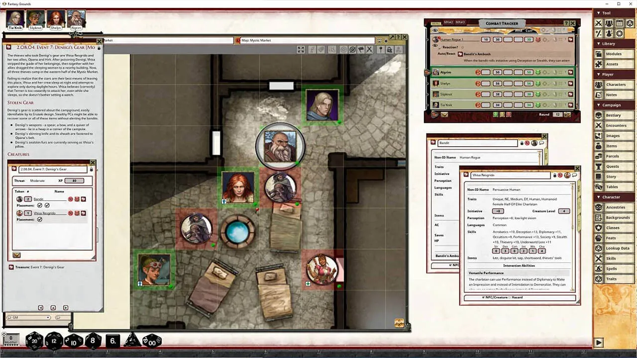 Fantasy Grounds - Pathfinder 2 RPG - Gatewalkers AP 2: They Watched the Stars Screenshot 2