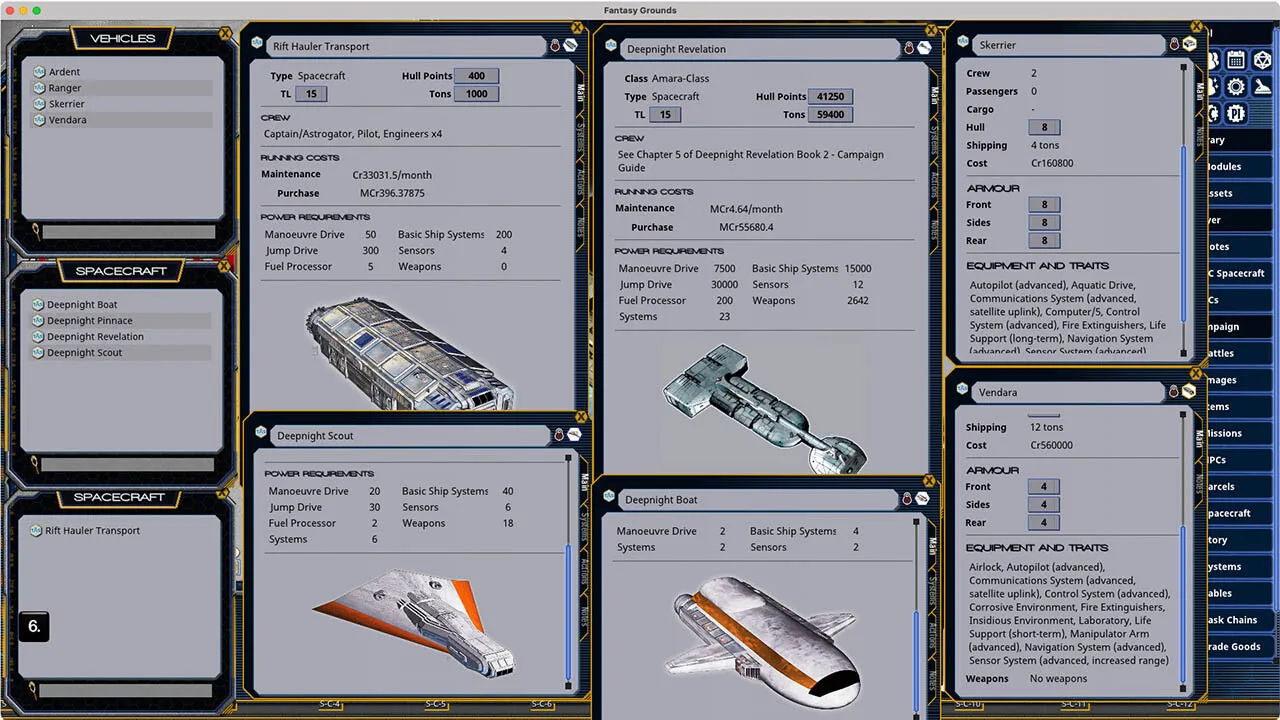 Fantasy Grounds - Deepnight Revelation Core Set Screenshot 4