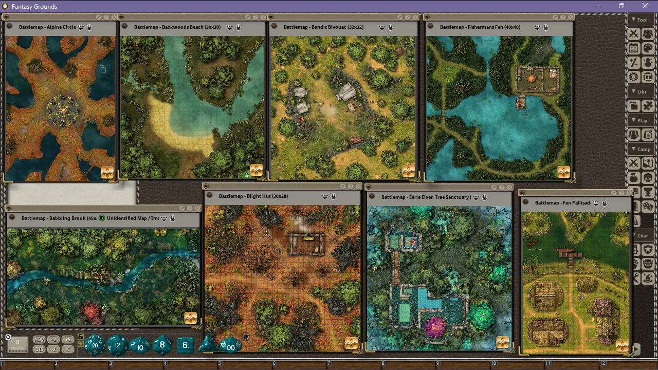 Fantasy Grounds - Wilderness Map Collection Screenshot 1