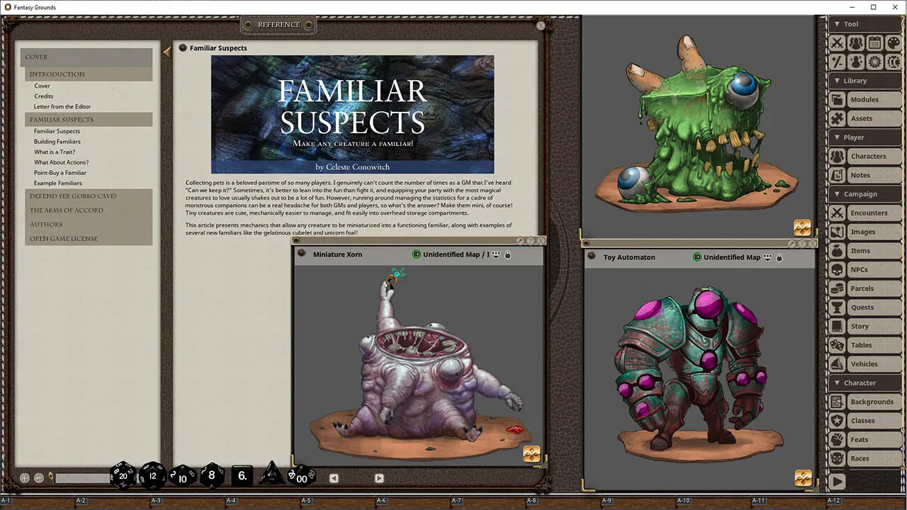 Fantasy Grounds - Arcadia Issue 010 Screenshot 1