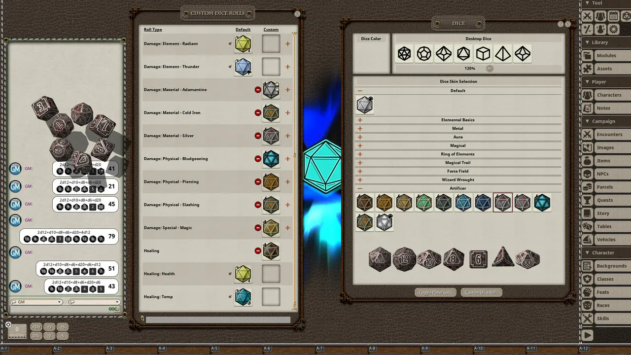 Fantasy Grounds - Artificer Dice Pack Screenshot 6