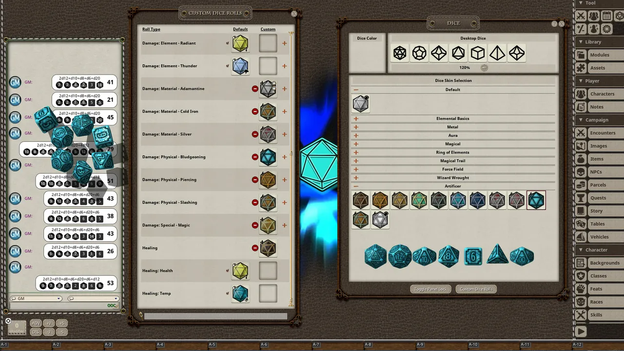 Fantasy Grounds - Artificer Dice Pack Screenshot 9