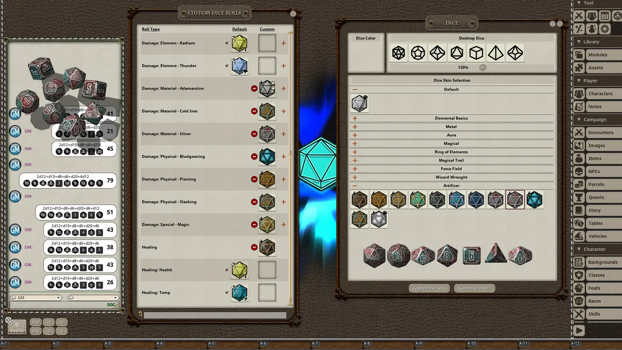 Fantasy Grounds - Artificer Dice Pack Screenshot 8