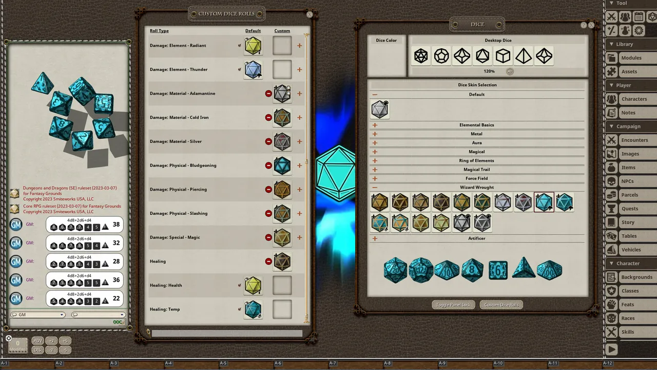 Fantasy Grounds - Wizard Wrought Dice Pack Screenshot 5