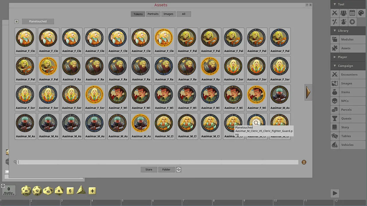 Fantasy Grounds - Planetouched Screenshot 0