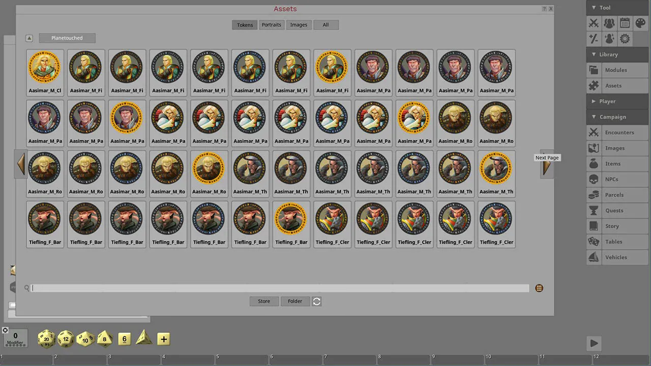 Fantasy Grounds - Planetouched Screenshot 1