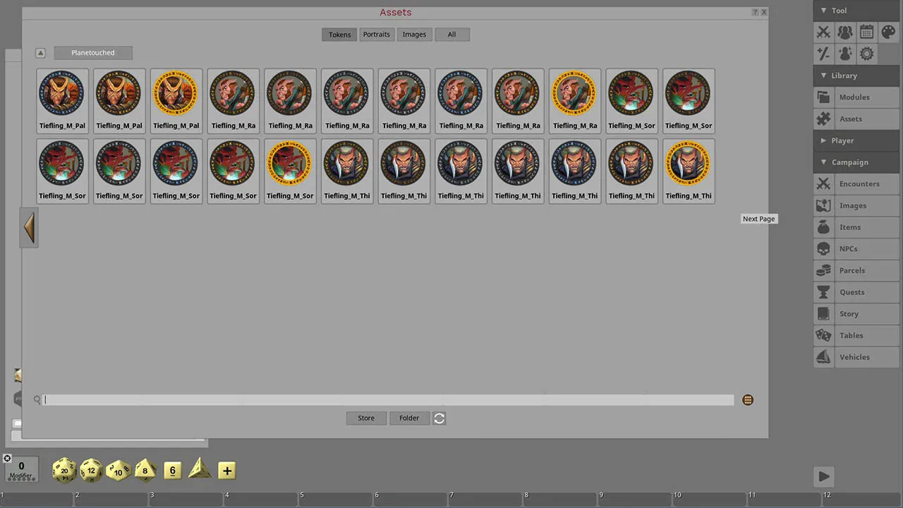 Fantasy Grounds - Planetouched Screenshot 3