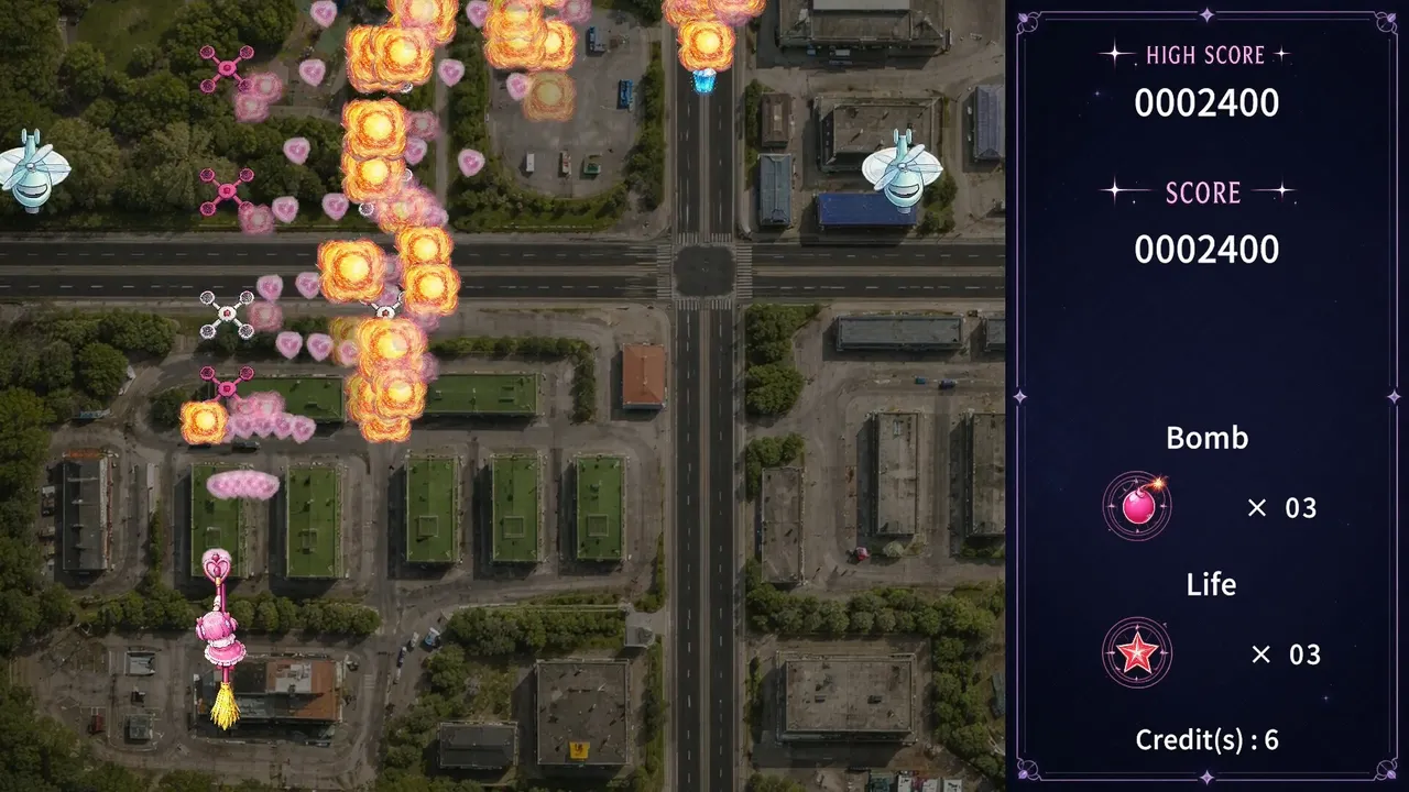 Magical Hero Girl Shot! Screenshot 1