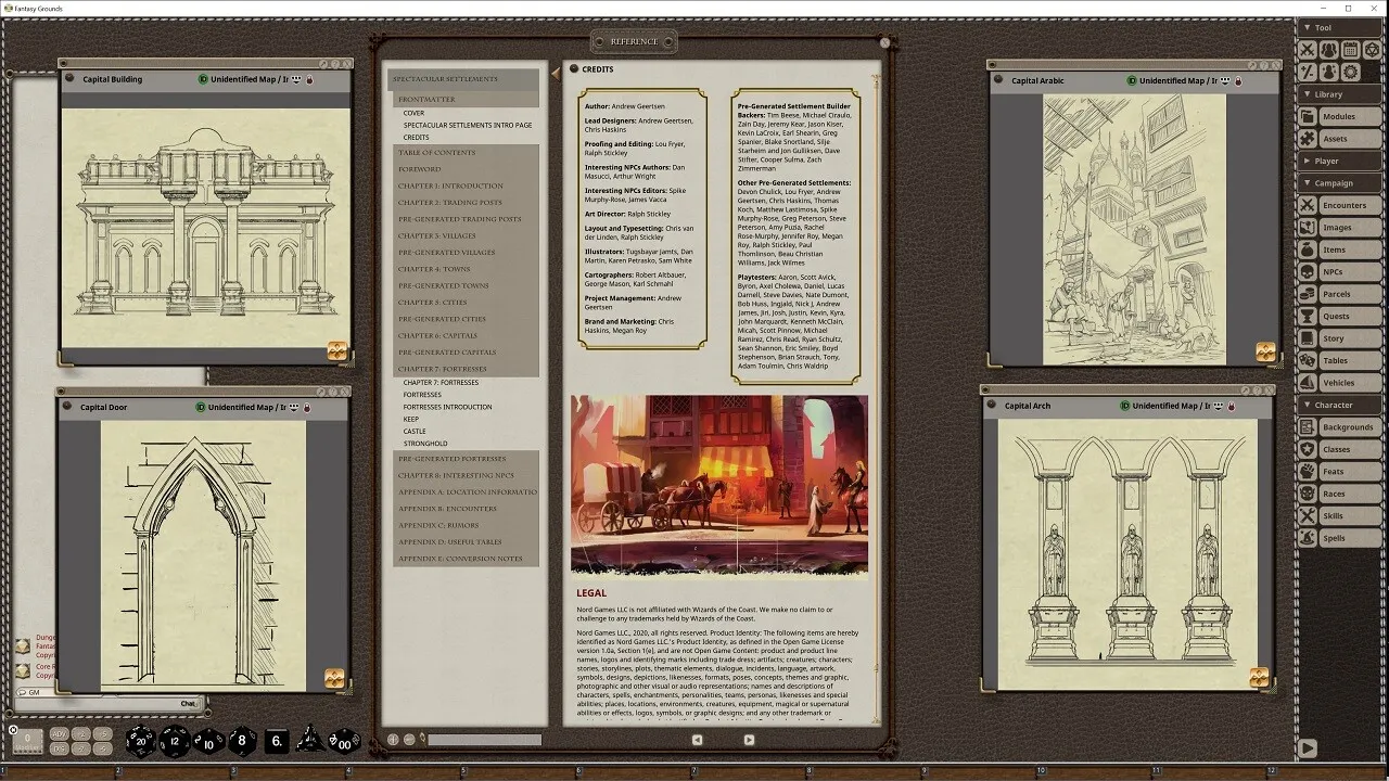 Fantasy Grounds - Spectacular Settlements Screenshot 4