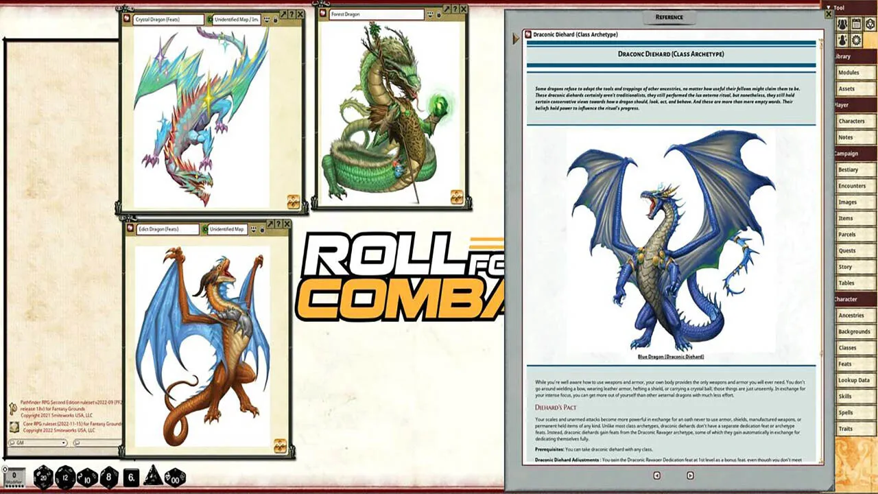 Fantasy Grounds - Battlezoo Ancestries: Dragons Screenshot 0