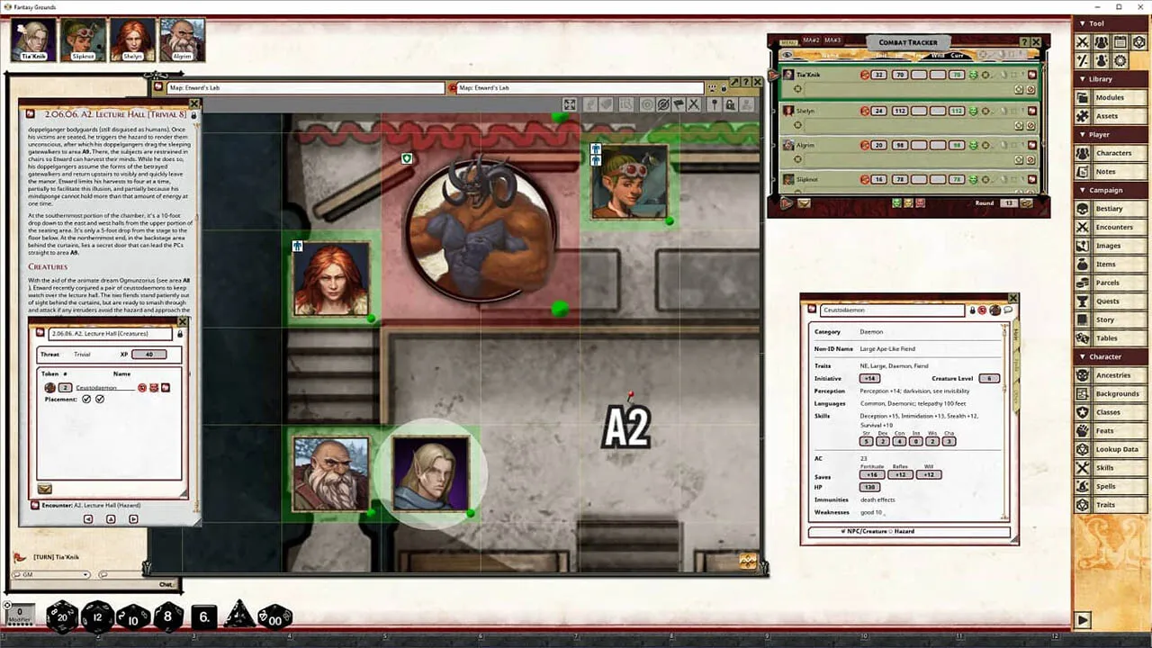 Fantasy Grounds - Pathfinder 2 RPG - Gatewalkers AP 3: Dreamers of the Nameless Spires Screenshot 1