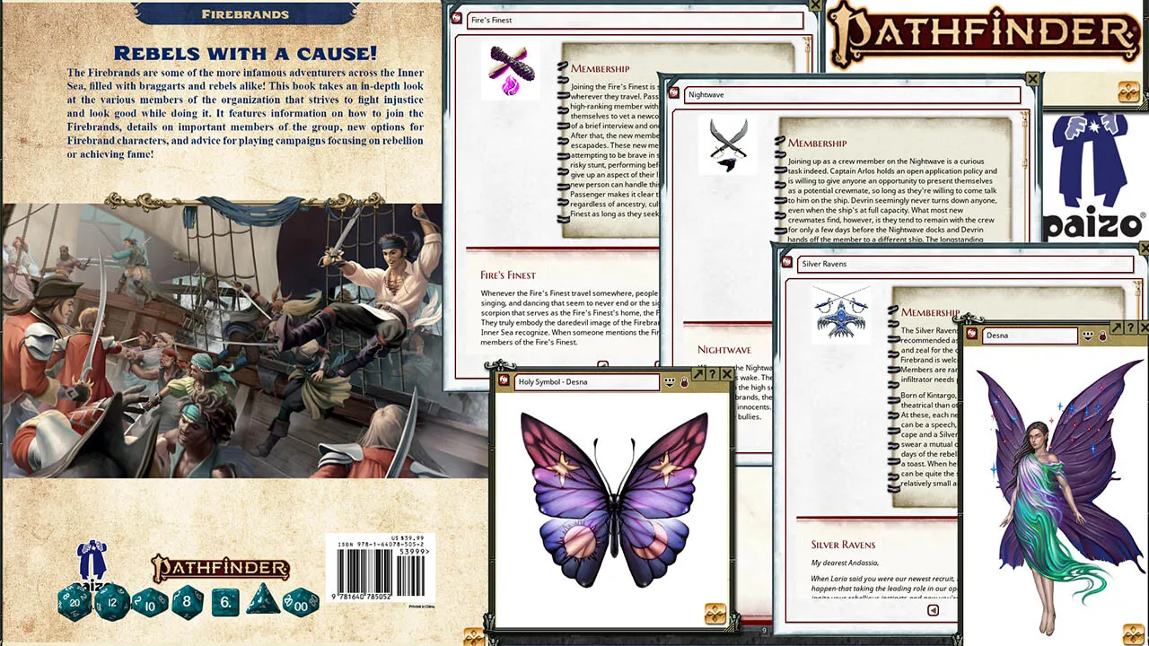 Fantasy Grounds - Pathfinder 2 RPG - Lost Omens: Firebrands Screenshot 2