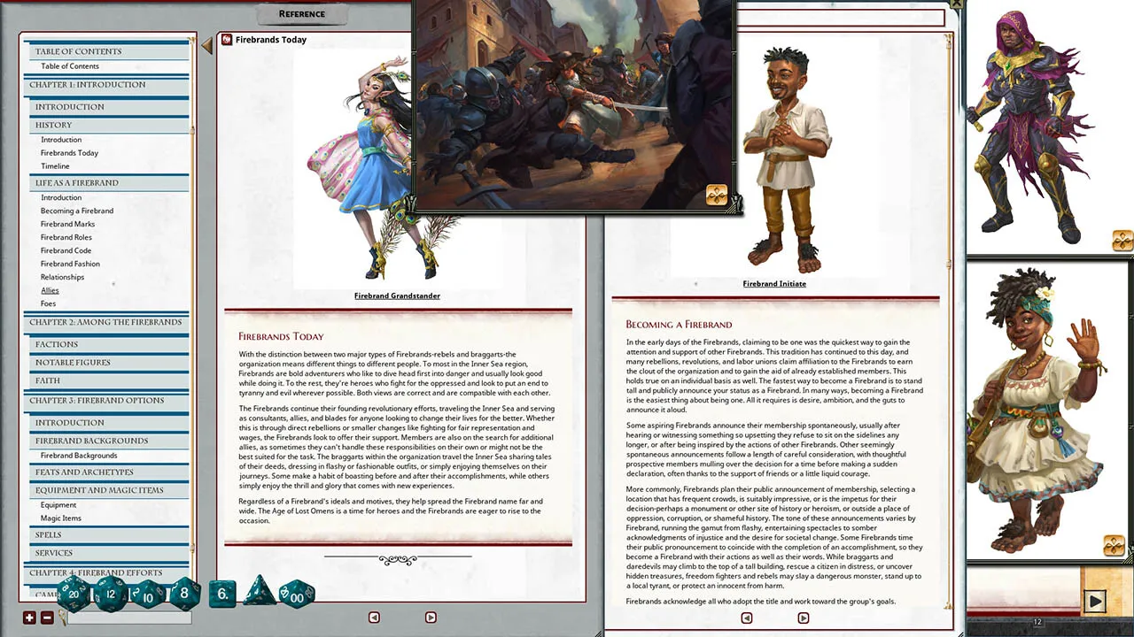 Fantasy Grounds - Pathfinder 2 RPG - Lost Omens: Firebrands Screenshot 5