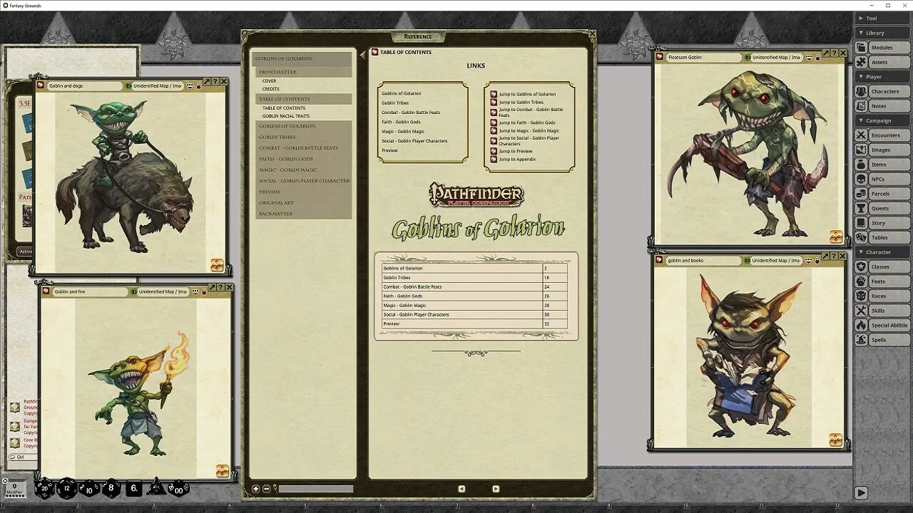 Fantasy Grounds - Pathfinder RPG - Pathfinder Player Companion: Goblins of Golarion Screenshot 3