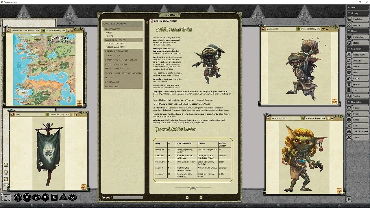Fantasy Grounds - Pathfinder RPG - Pathfinder Player Companion: Goblins of Golarion Screenshot 0