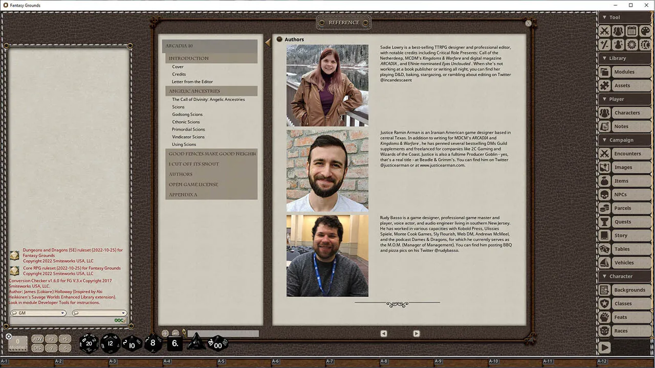 Fantasy Grounds - Arcadia Issue 011 Screenshot 3