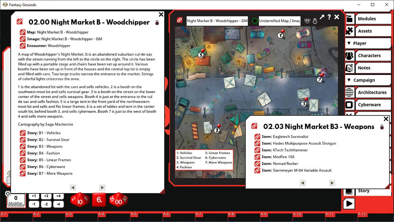 Fantasy Grounds - Cyberpunk Red Black Chrome Screenshot 0