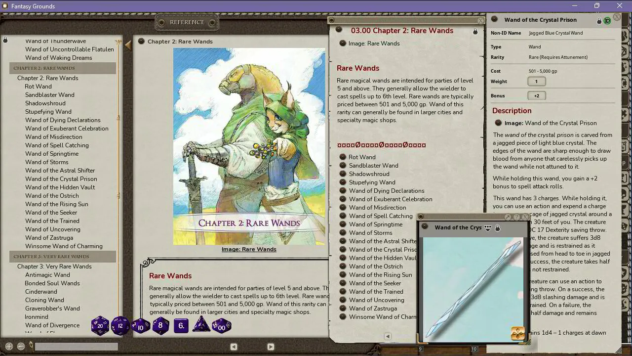 Fantasy Grounds - The Wondrous Tome of Wands Screenshot 3