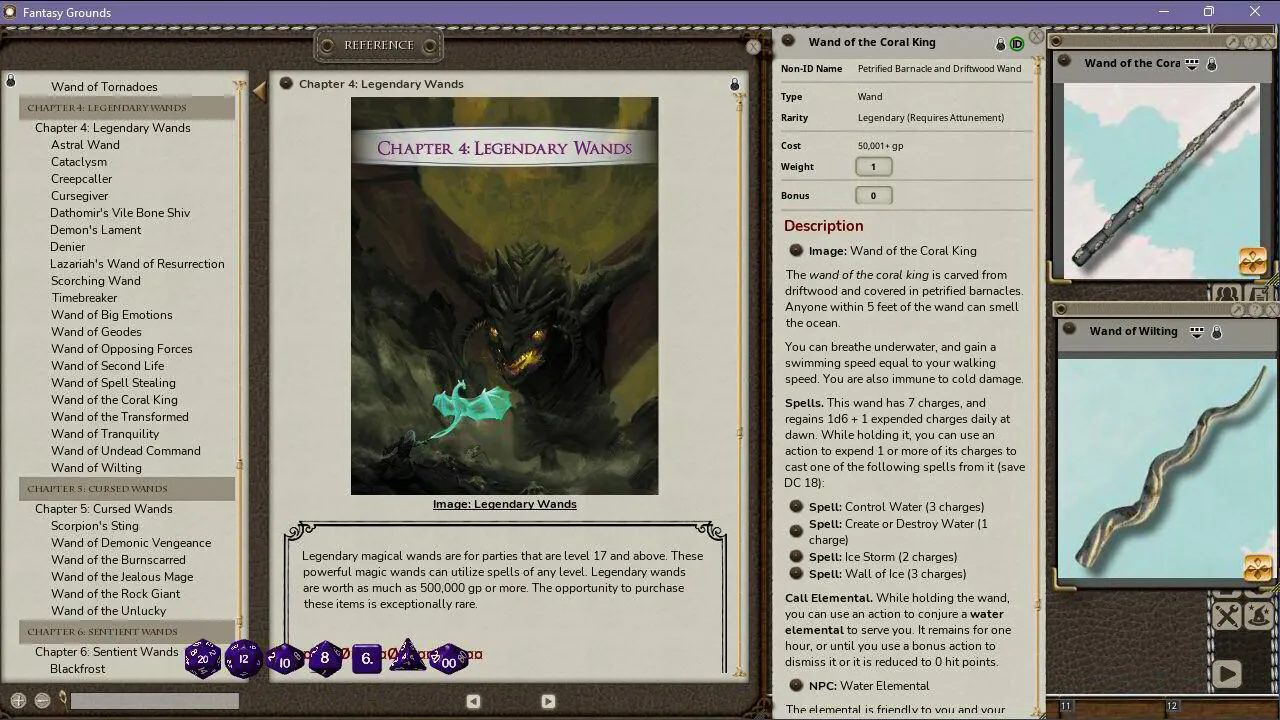 Fantasy Grounds - The Wondrous Tome of Wands Screenshot 4