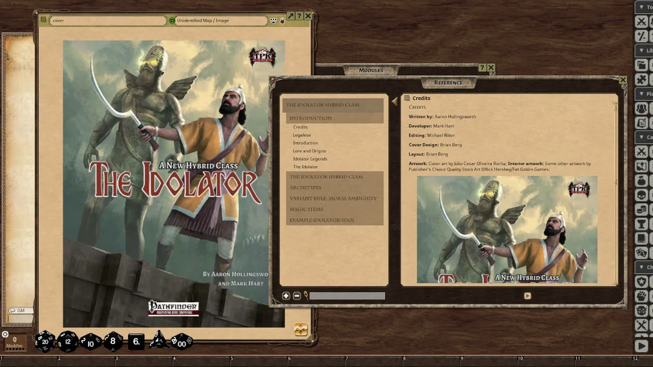 Fantasy Grounds - The Idolator Hybrid Class Screenshot 4