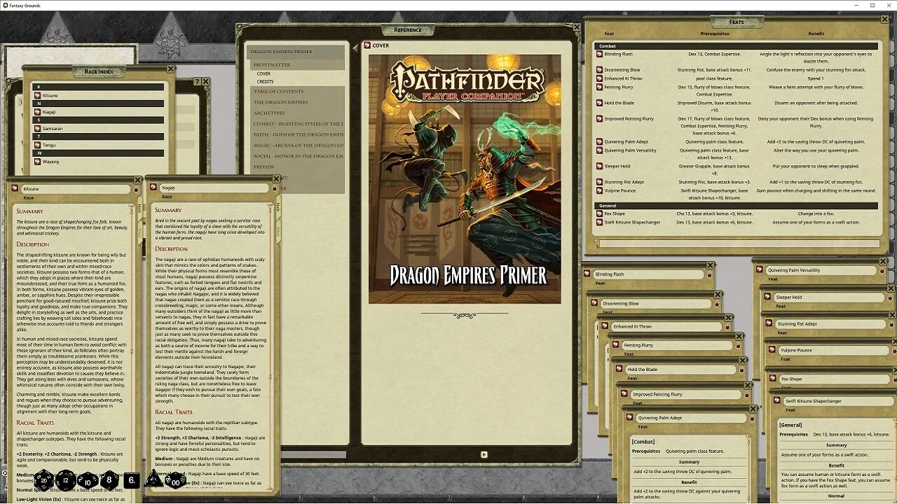Fantasy Grounds - Pathfinder RPG - Pathfinder Player Companion: Dragon Empires Primer Screenshot 3