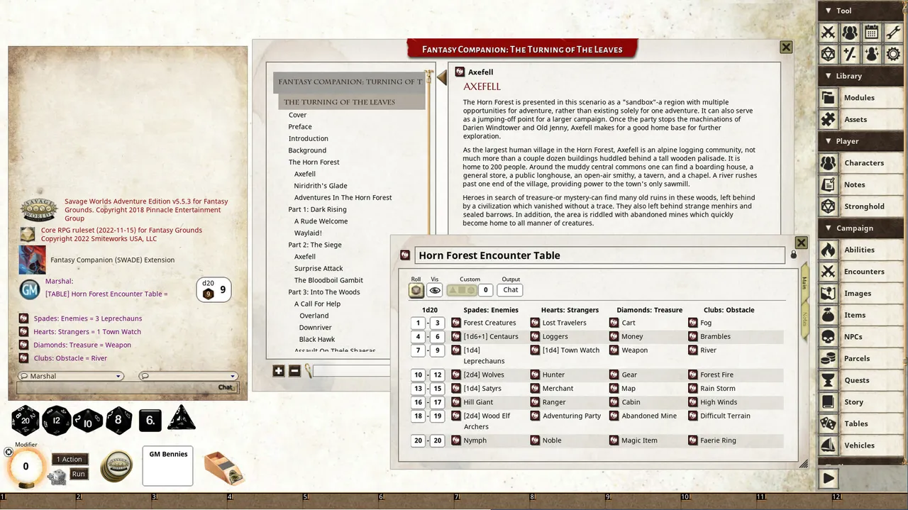Fantasy Grounds - The Turning of the Leaves Fantasy Adventure Screenshot 4