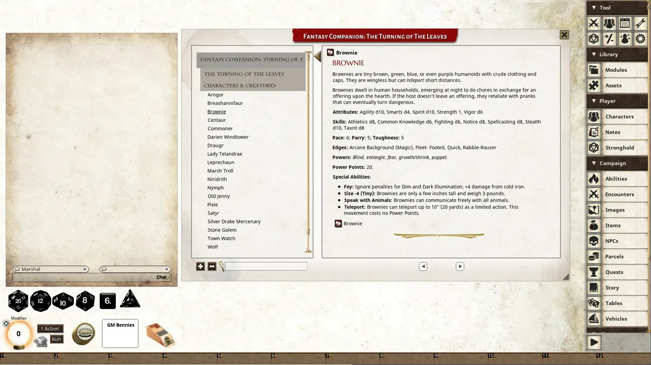 Fantasy Grounds - The Turning of the Leaves Fantasy Adventure Screenshot 0