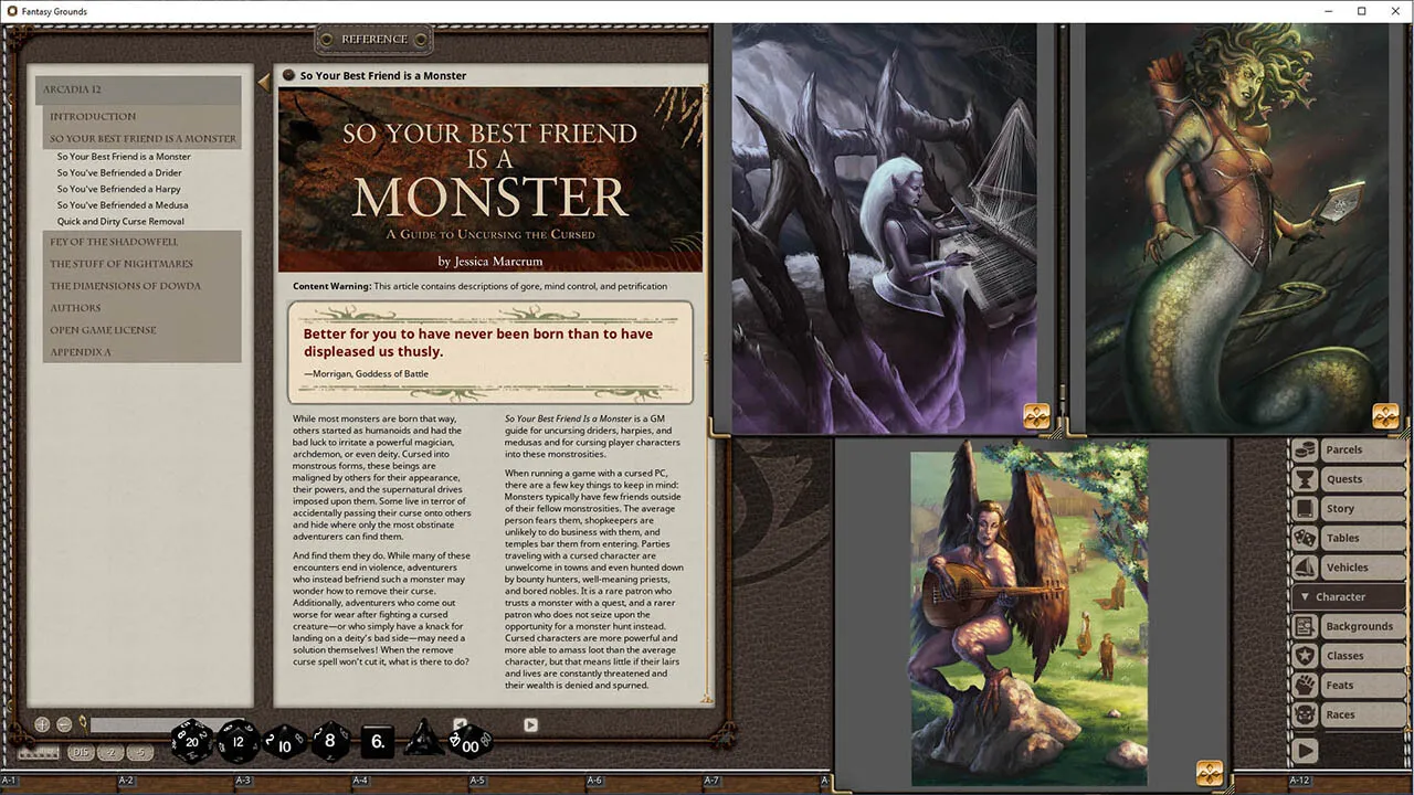 Fantasy Grounds - Arcadia Issue 012 Screenshot 2