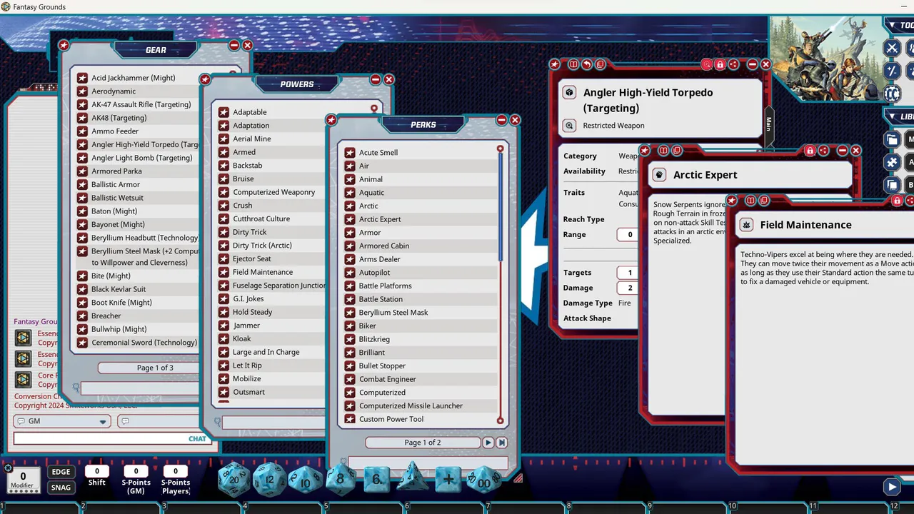 Fantasy Grounds - G.I. JOE Roleplaying Game Operation Cold Iron Adventure Screenshot 4