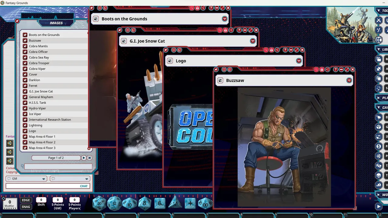 Fantasy Grounds - G.I. JOE Roleplaying Game Operation Cold Iron Adventure Screenshot 1