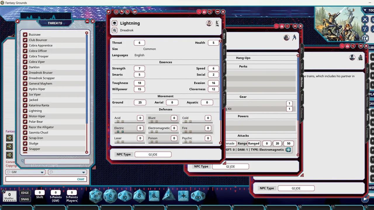 Fantasy Grounds - G.I. JOE Roleplaying Game Operation Cold Iron Adventure Screenshot 0