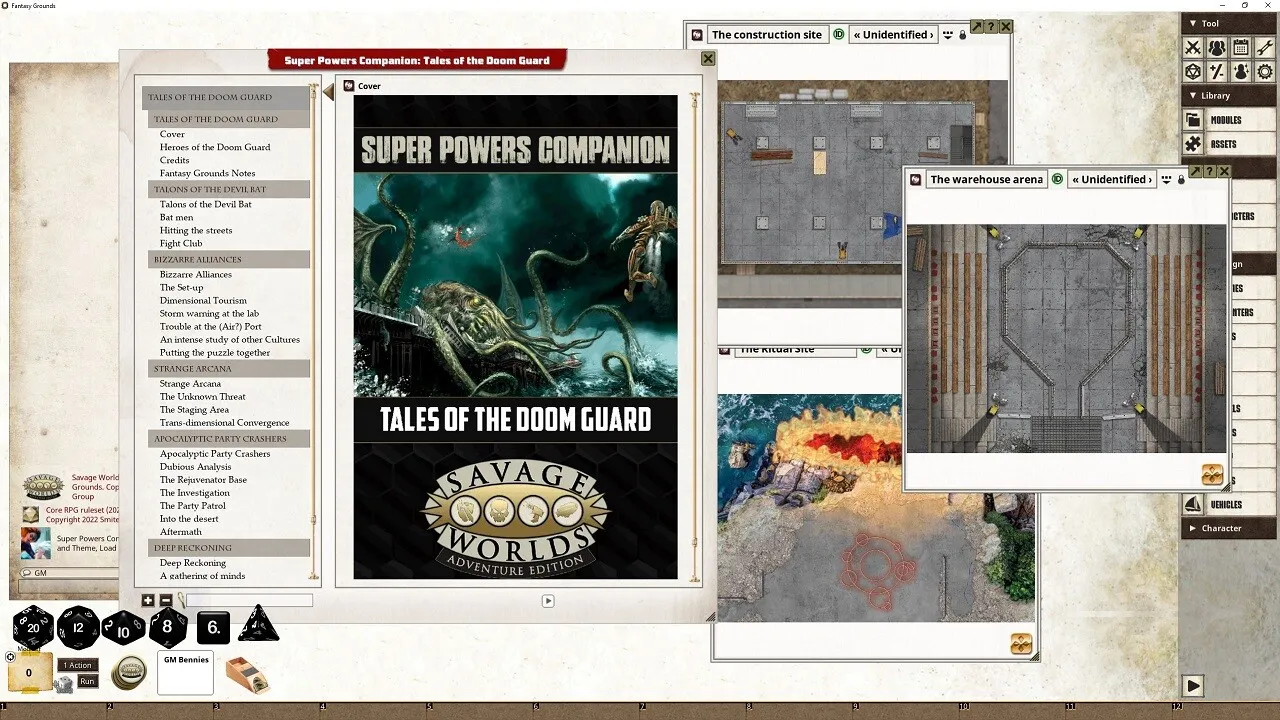 Fantasy Grounds - Super Powers Companion: Tales of the Doom Guard Screenshot 5