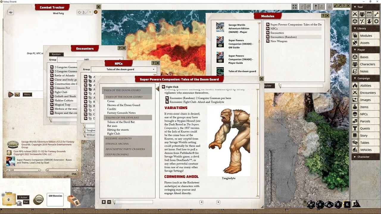 Fantasy Grounds - Super Powers Companion: Tales of the Doom Guard Screenshot 9