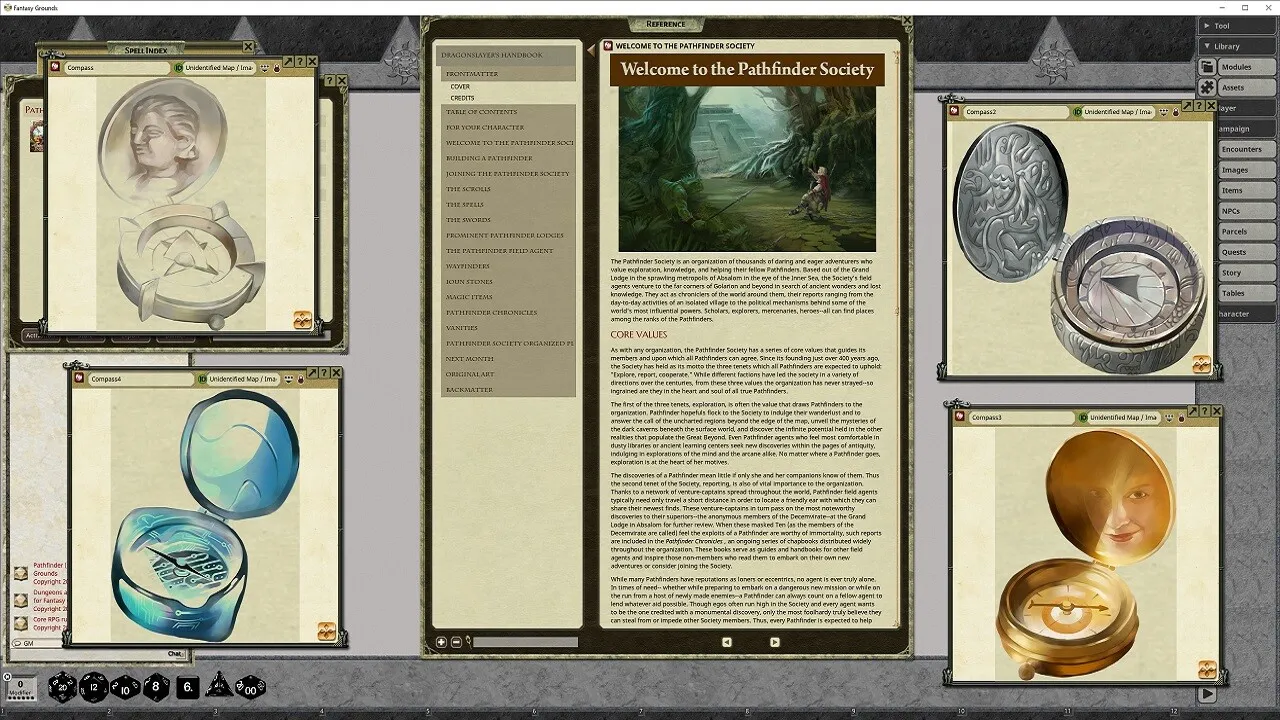 Fantasy Grounds - Pathfinder RPG - Pathfinder Companion: Pathfinder Society Primer Screenshot 2